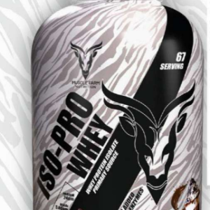 Muscle Farm Nutrition ISO Pro Whey Protein Isolate – 2.0 kg | 24g Protein Per Scoop | Fast Absorption | Zero Added Sugar